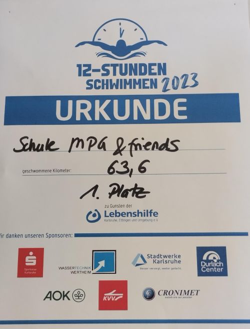 12 Stundenschwimmen