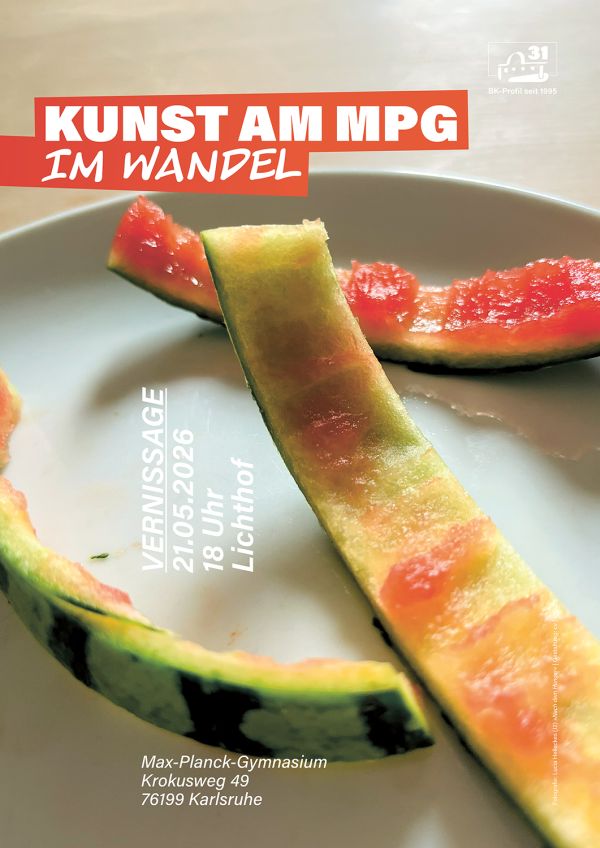 Kunst am MPG 2026 Plakat lq