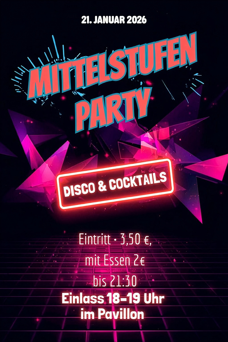Plakat Mittelstufenparty 2026 web