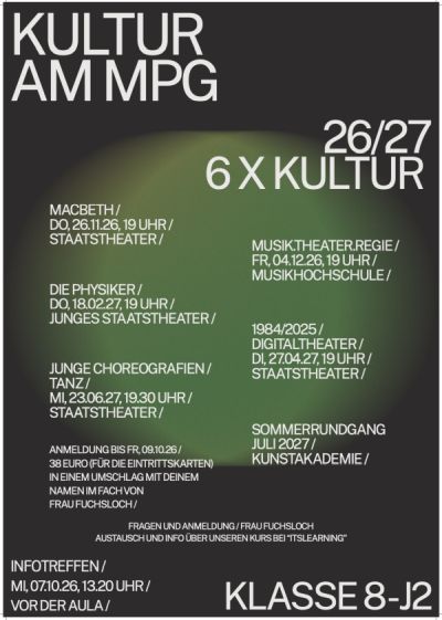 Kultur am MPG